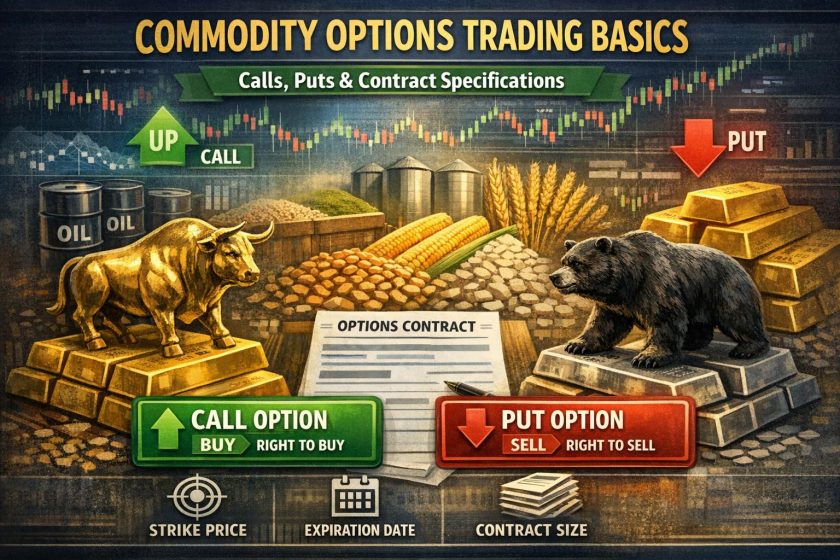 Commodity Options Trading Basics: Calls, Puts, and Contract Specifications