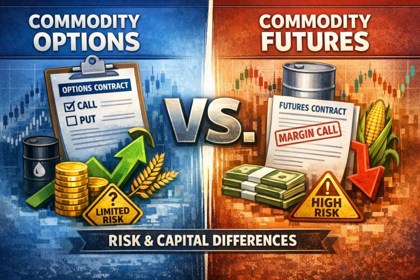 Commodity Options vs. Commodity Futures: Risk and Capital Differences