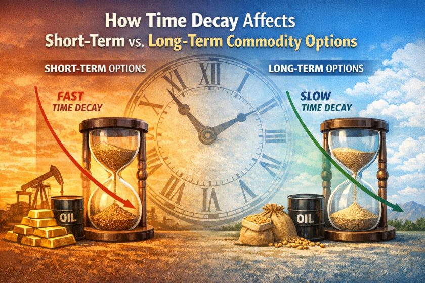 How Time Decay Affects Short-Term vs. Long-Term Commodity Options