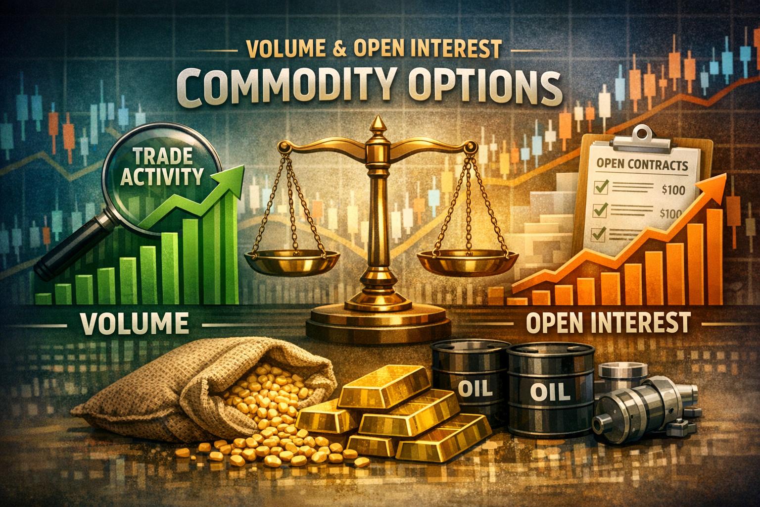How Volume and Open Interest Work Together in Commodity Options