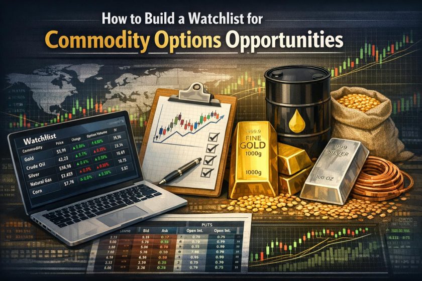 How to Build a Watchlist for Commodity Options Opportunities