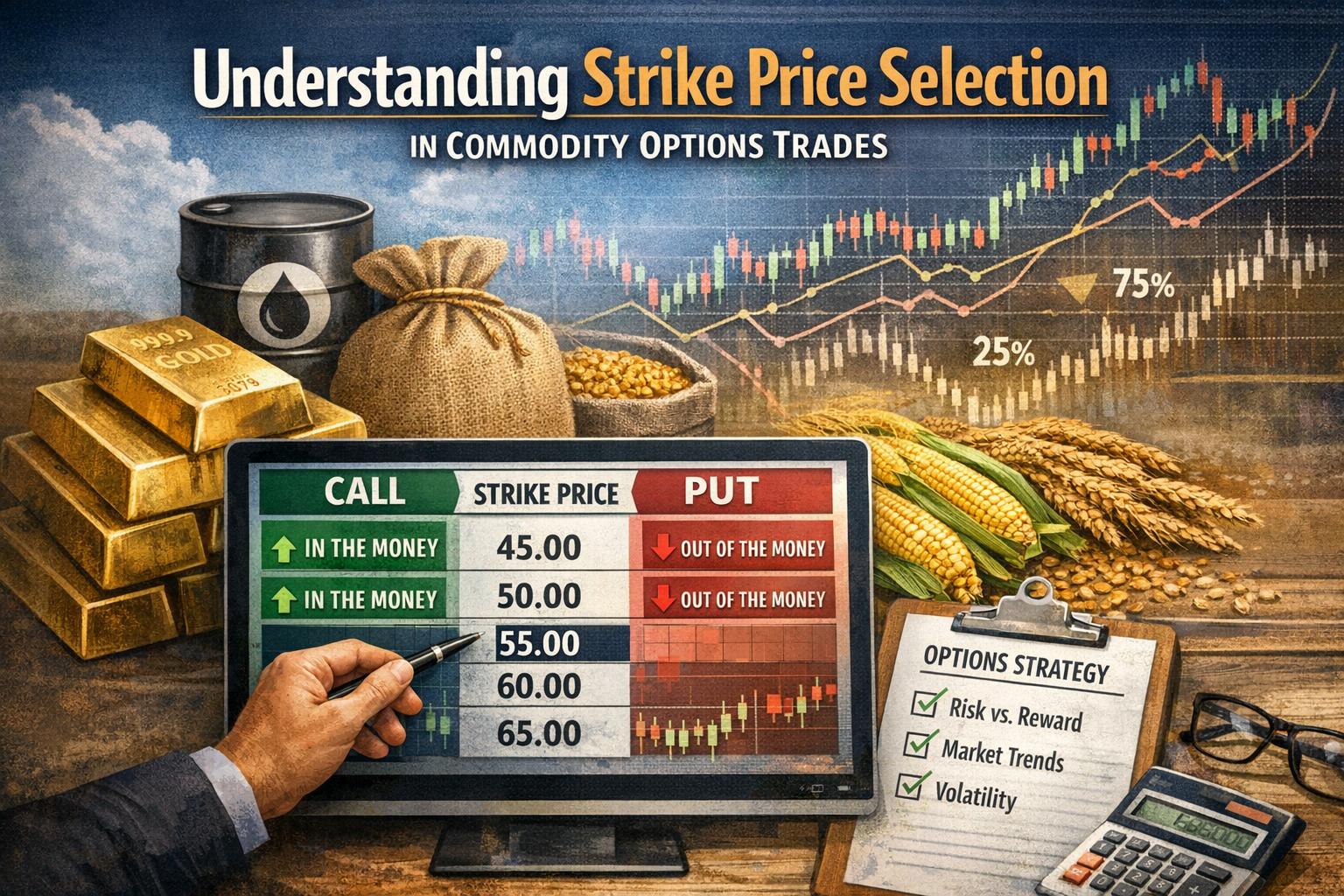 Understanding Strike Price Selection in Commodity Options Trades