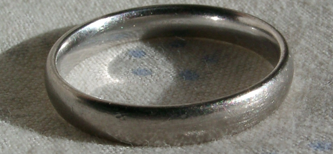rhodium ring